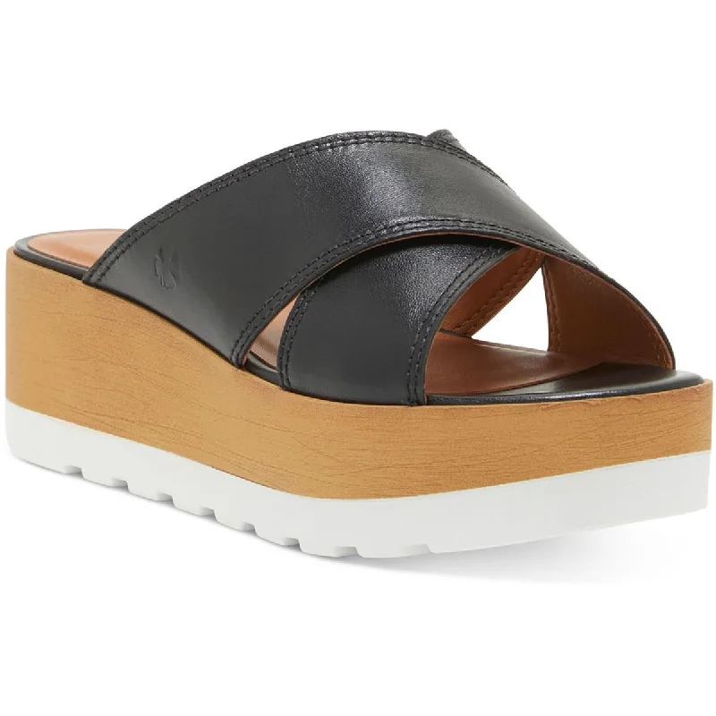 Relaxed Fit Sneakers Lucky Brand Womens VEBONY      Leather Padded Insole Platform Sandals