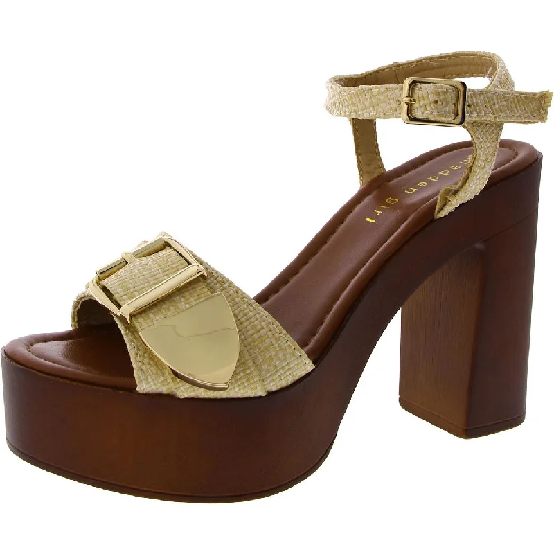 Ultra-Stretch Sneakers Madden Girl Womens Embellished Platform Platform Sandals