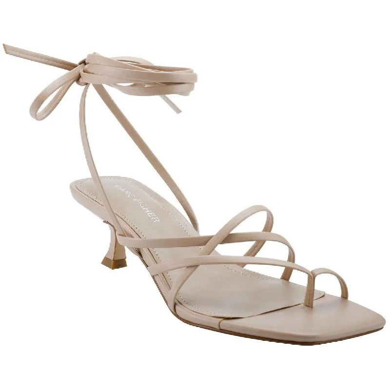 All-Day Running Shoes Marc Fisher Womens Headway Faux Leather Strappy Heels