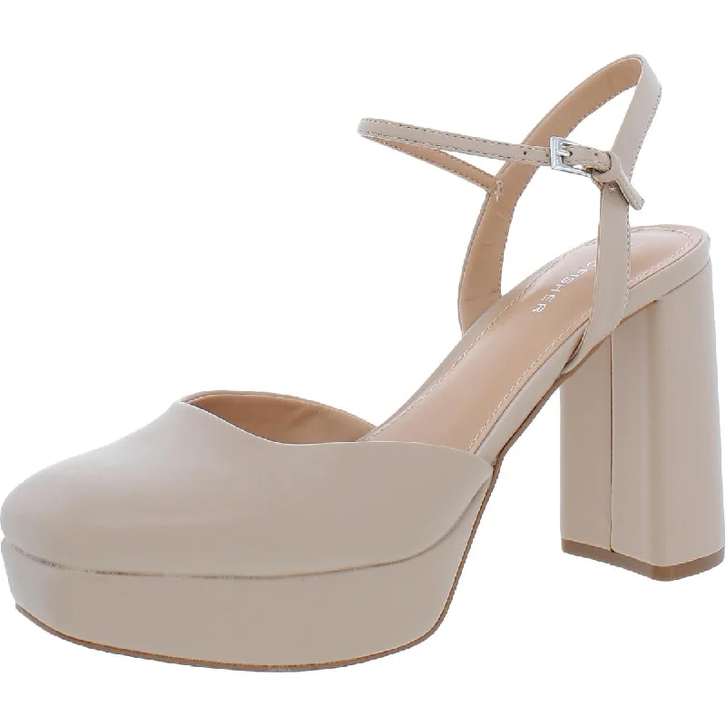 Relaxed Fit Sneakers Marc Fisher Womens Nazira Close Toe Casual Block Heels