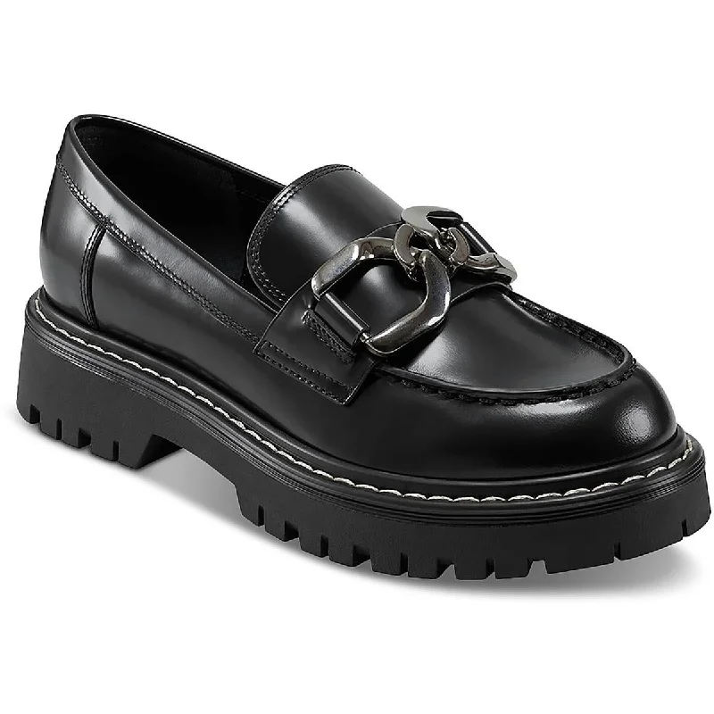 Travel-Friendly Sneakers Marc Fisher Womens Trisca Patent Leather Slip On Loafer Heels
