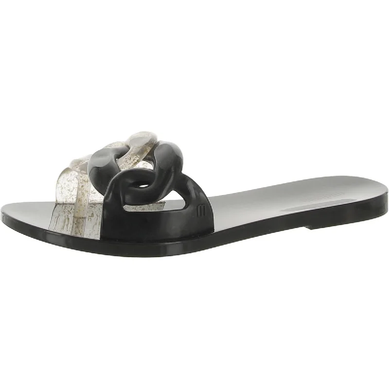 Cloud-Like Sneakers Melissa Womens Jellychain Chain Slide Jelly Sandals