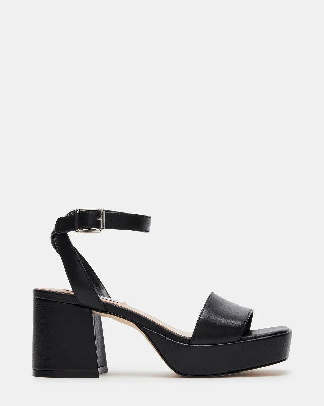 All-Day Wear Shoes MERCERR BLACK LEATHER