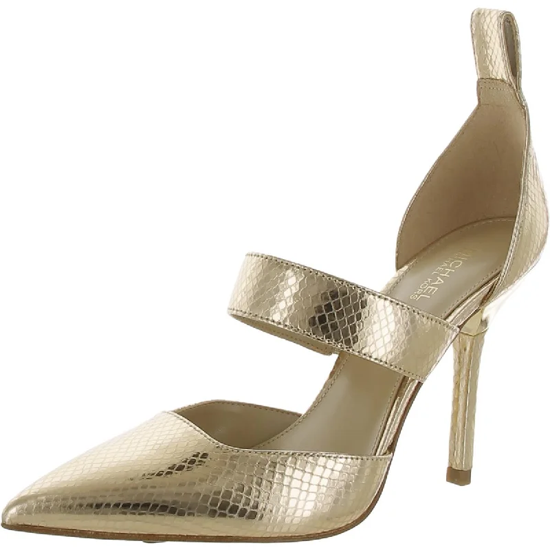 Modern Lightweight Shoes MICHAEL Michael Kors Womens Amal Leather Snake Print Pumps
