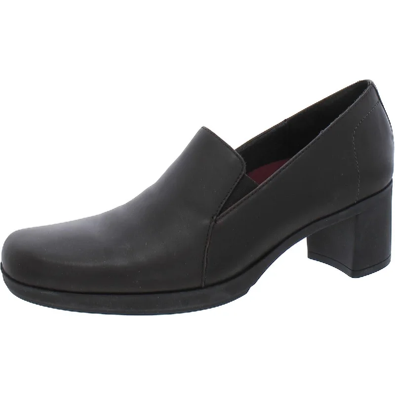 Breathable Lightweight Shoes Munro Womens Jemma Faux Leather Loafer Heels