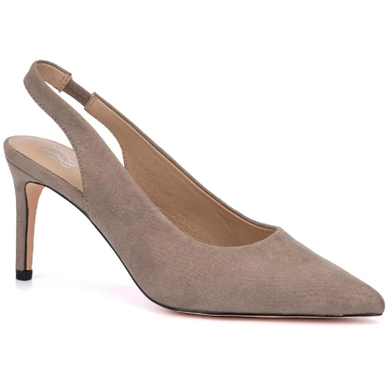 Lightweight Fashion Shoes New York & Company Womens Olivia Pointed Toe Cushioned Foot bed Pumps