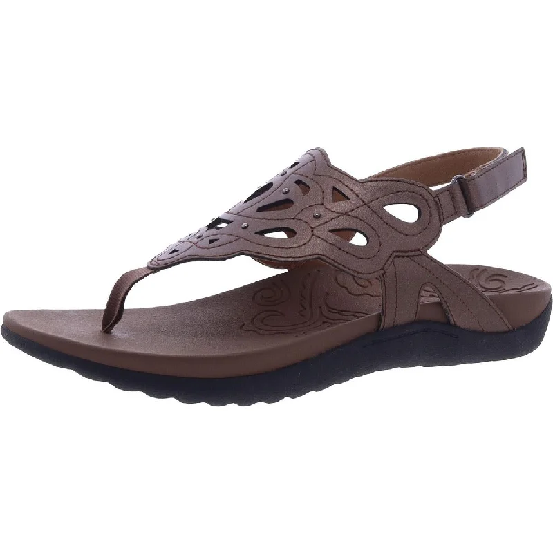 Fashion Casual Sneakers Rockport Womens Ridge Sling 2 Metallic Studded Sport Sandals