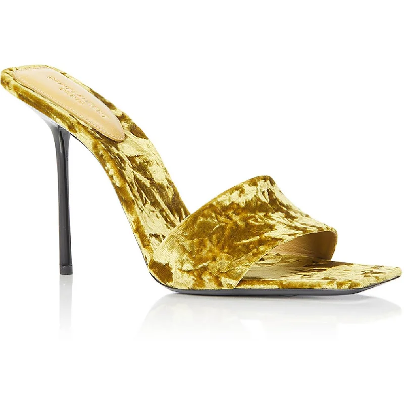 Modern Foam Sneakers Saint Laurent Womens Velluto Mastrop Stiletto Square Toe Pumps