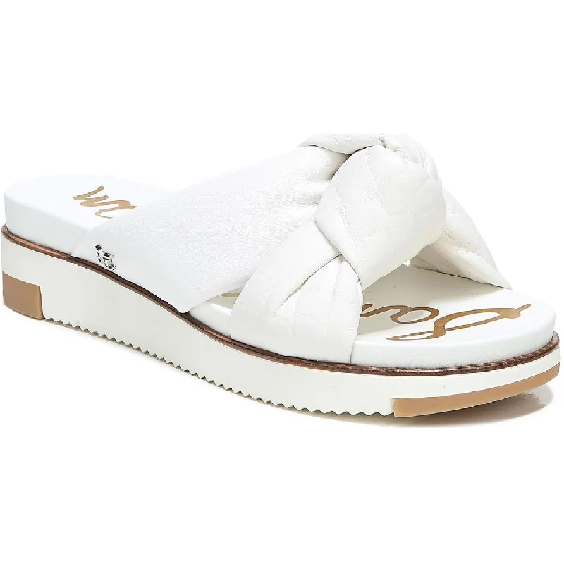 Modern Sport Sneakers Sam Edelman Womens Agatha Leather Flatform Sandals