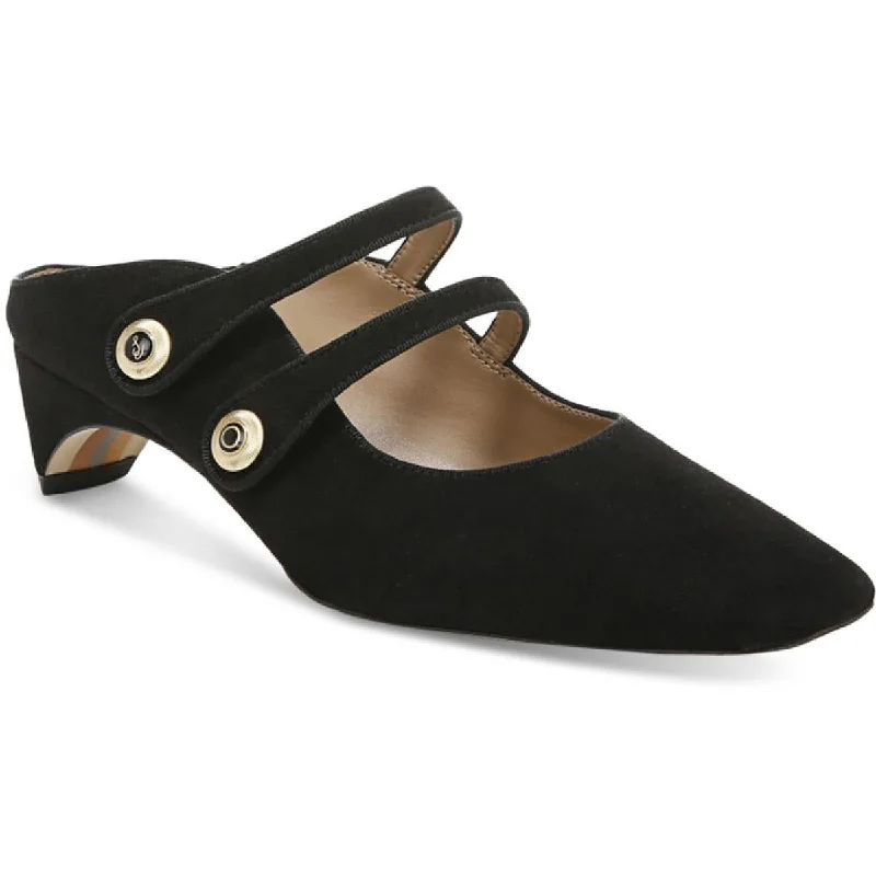 Soft Leather Shoes Sam Edelman Womens McKenna Strappy Square Toe Pumps
