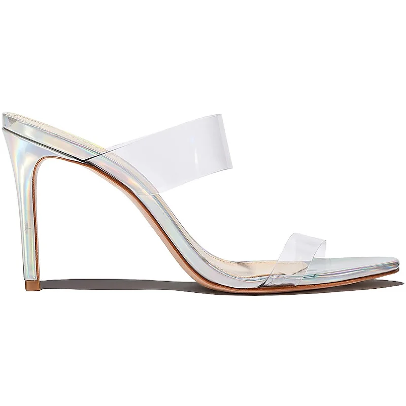 Modern Sport Sneakers Schutz Womens Ariella Vinyl Iridescent Slide