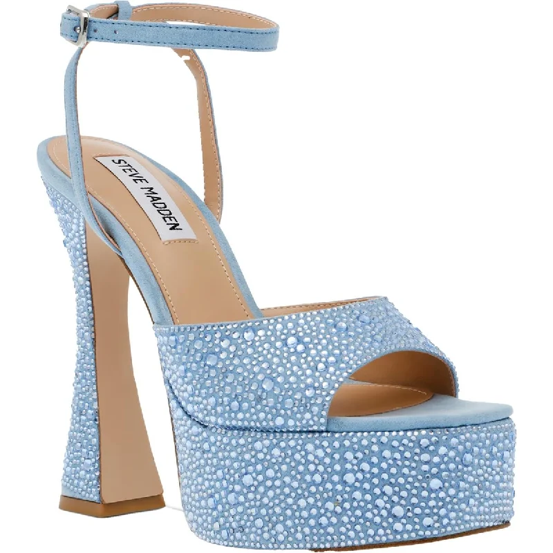All-Day Wear Shoes Steve Madden Womens Lightness Faux Suede Block Heel Platform Heels