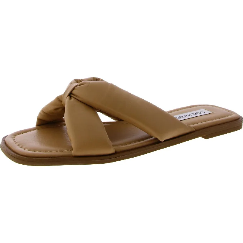 Stylish Travel Shoes Steve Madden Womens Padded Insole Slip On Flip-Flops