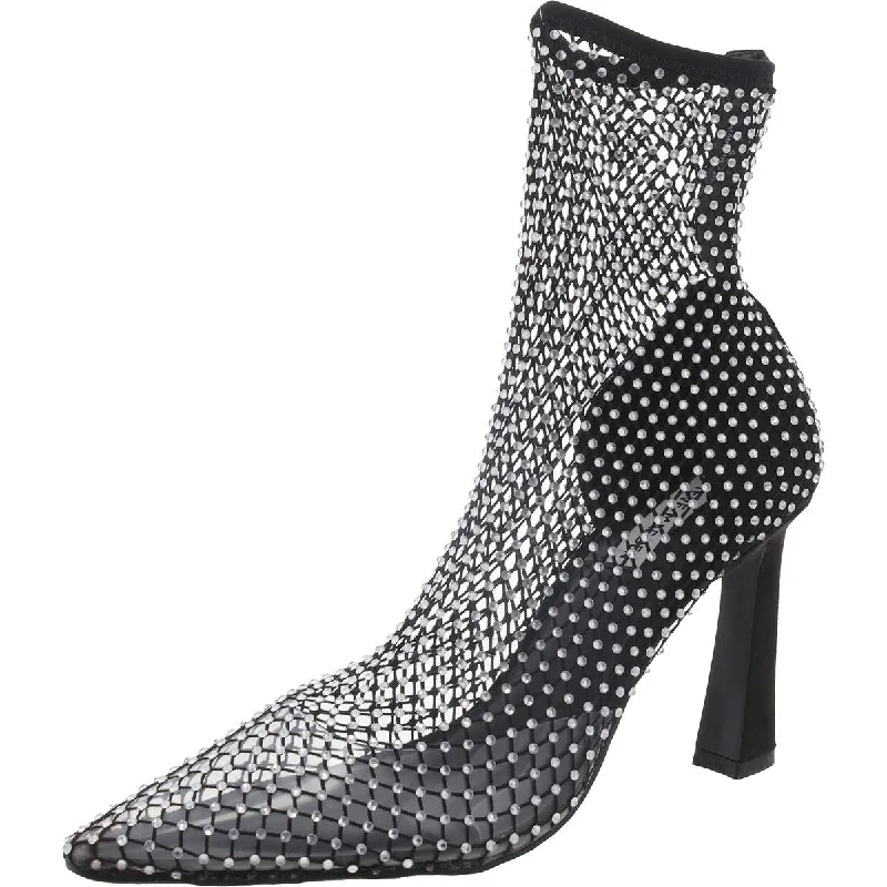 Fashionable Loafers Steve Madden Womens saphina Mesh Rhinestone Wedge Heels