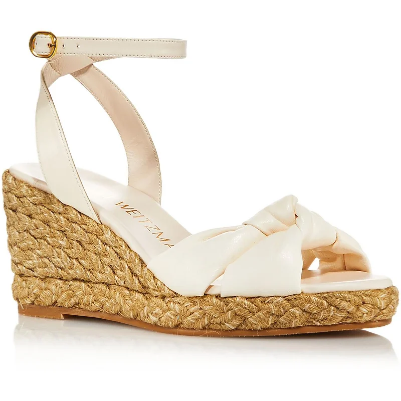 Modern Foam Sneakers Stuart Weitzman Womens Padded Insole Ankle Strap Wedge Sandals