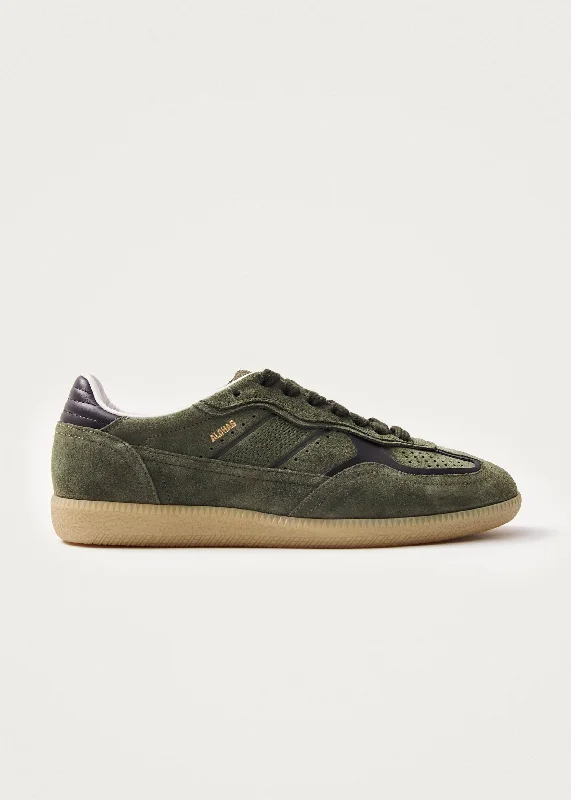 Fashion Casual Sneakers Tb.490 Rife Dusty Olive Leather Sneakers
