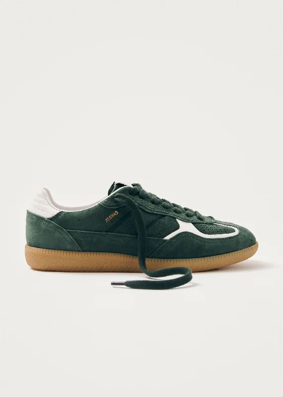 Relaxed Fit Sneakers Tb.490 Rife Forest Green Leather Sneakers