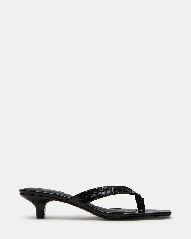 Streetwear Casual Shoes TRACIE BLACK CROCODILE