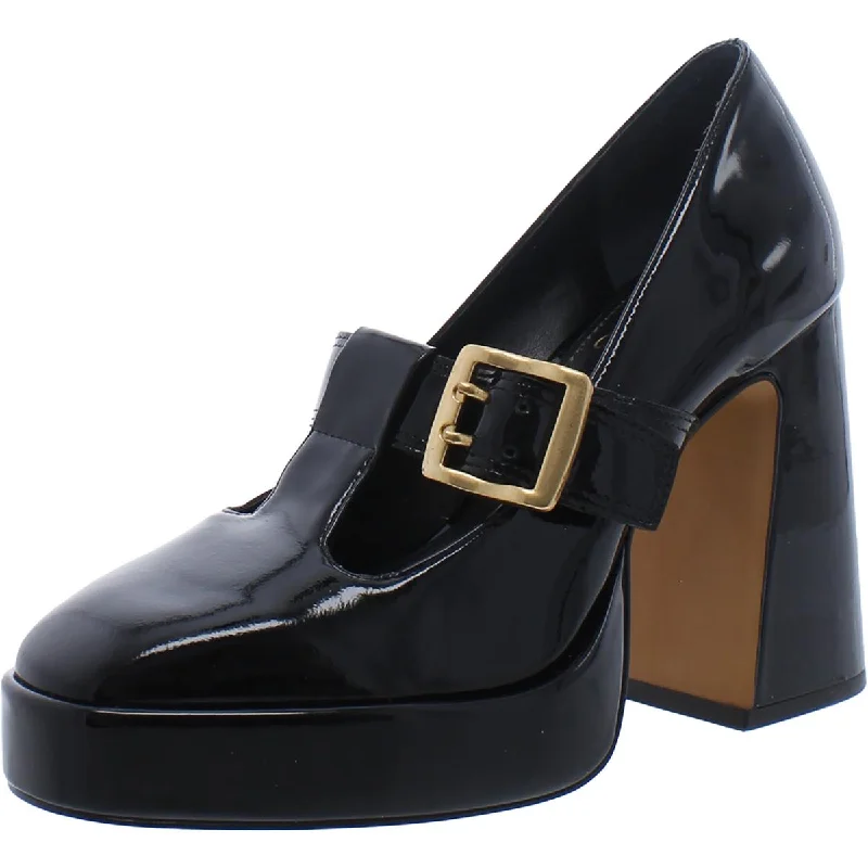 Ultra-Cushion Running Shoes Vince Camuto Womens Marocean Patent Leather Platform Mary Jane Heels