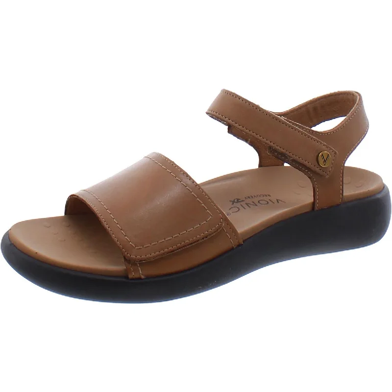 Everyday Lightweight Shoes Vionic Womens Awaken Leather Adjustable Slingback Sandals