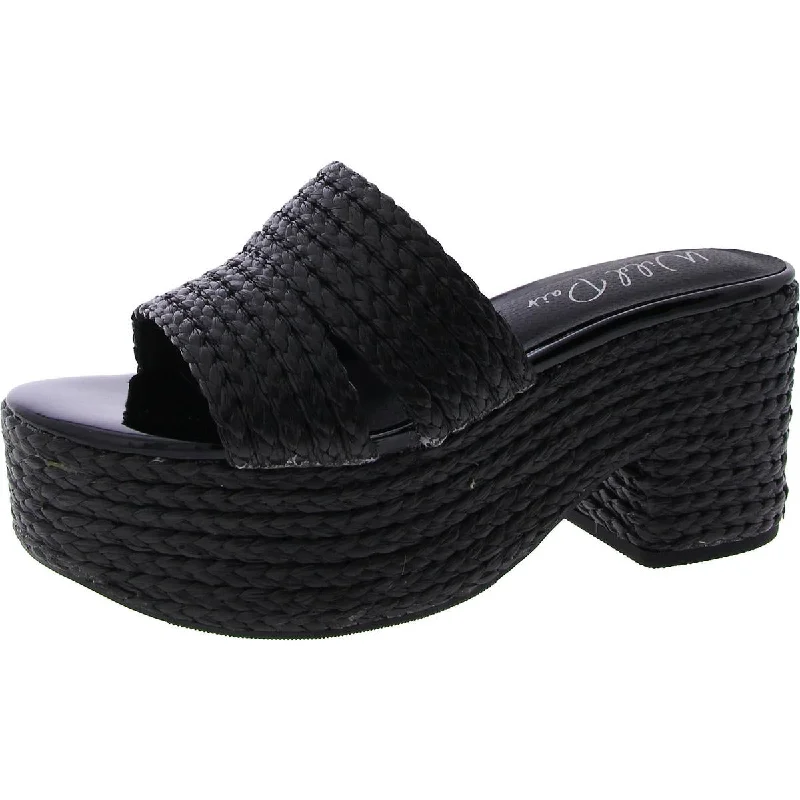 Ultra-Soft Walking Shoes Wild Pair Womens Heeled Slip-On Espadrilles