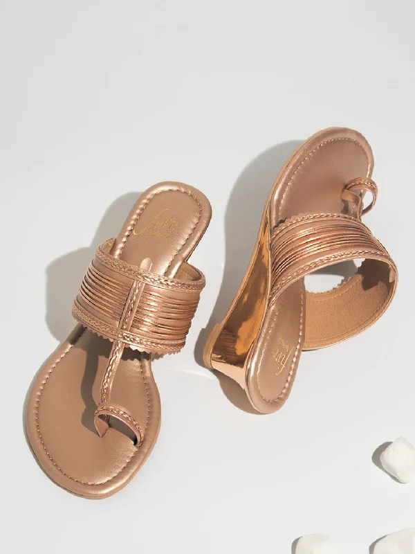 Trendy Athletic Sneakers Women Rose Gold Embellished One Toe Wedges