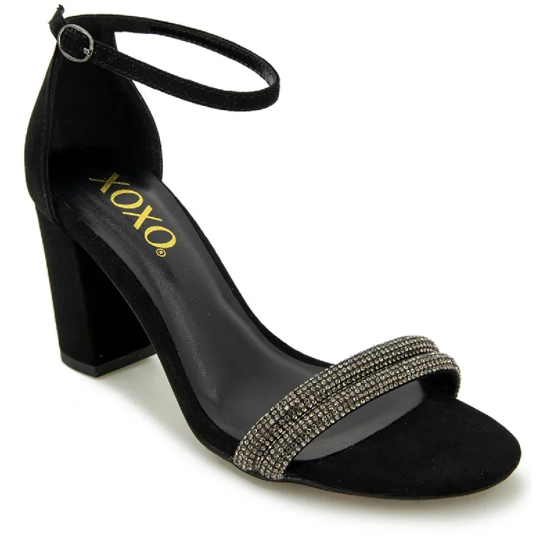 Stylish Running Shoes XOXO Womens Faux Suede Block Heel