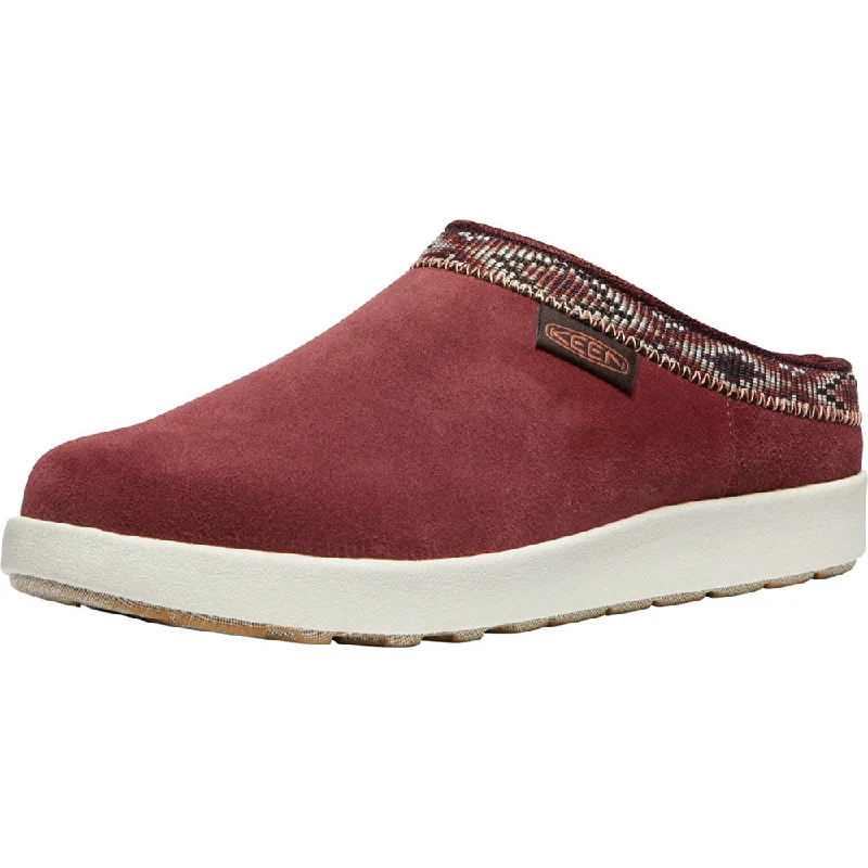 Breathable Comfort Shoes Elle Mule Suede
