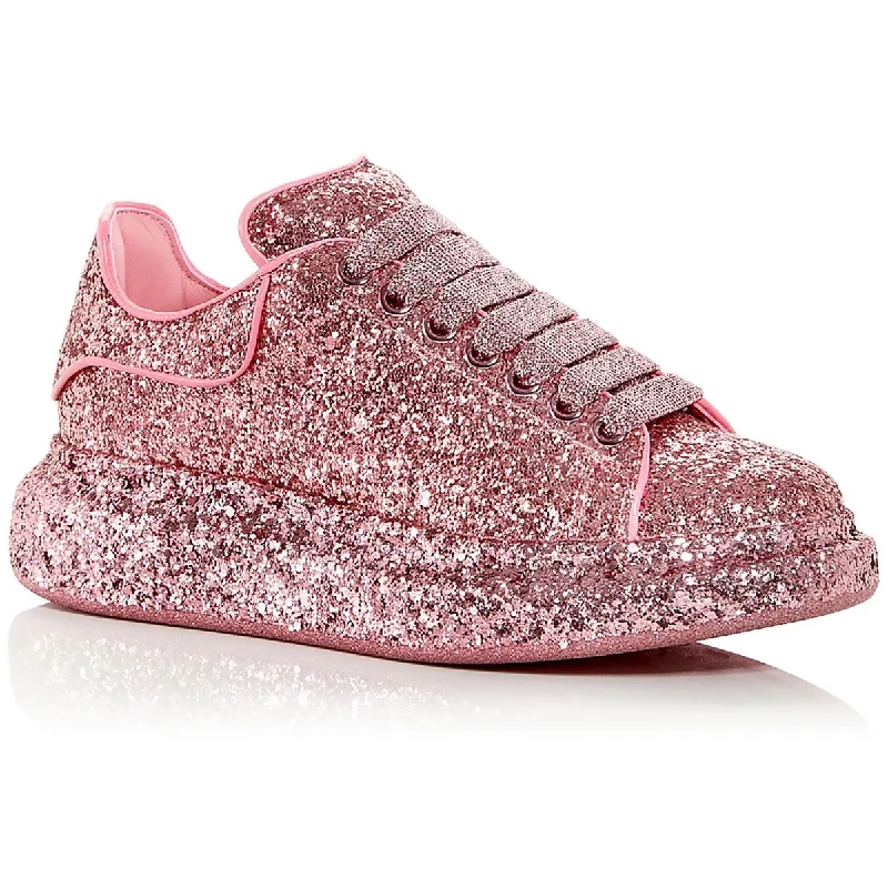Sleek Walking Shoes Alexander McQueen Womens Glitter Fashion  Sock Sneakers