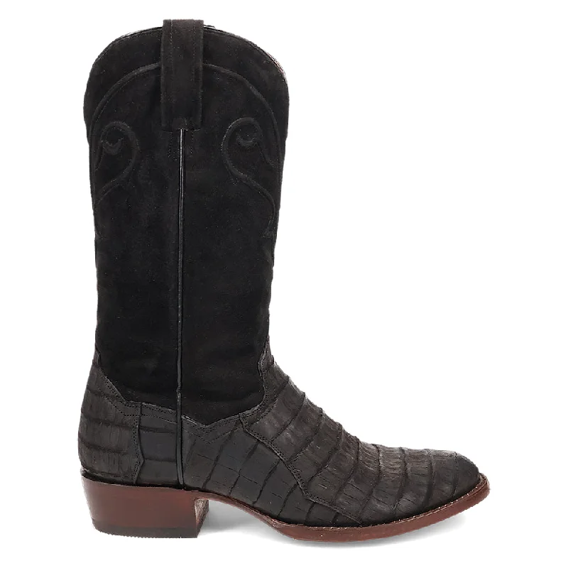 Cloud Comfort Shoes Alvis Caiman Round Toe Cowboy Boots