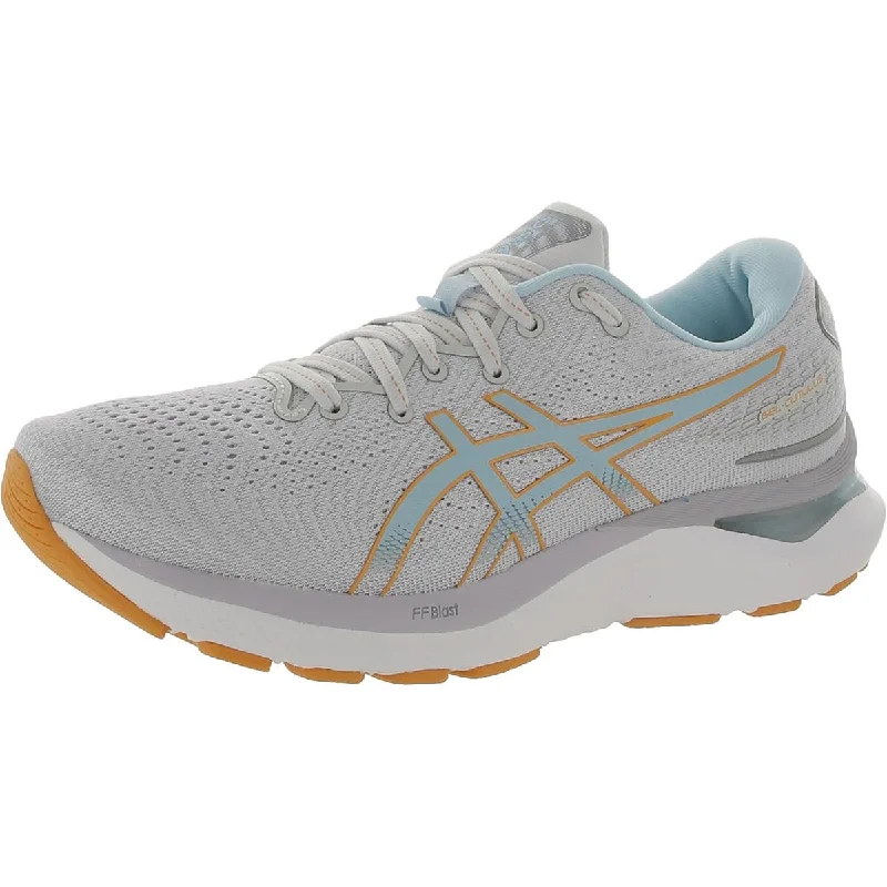 Breathable Foam Sneakers Asics Womens GEL-CUMULUS 24 Cushioned Footbed Knit Running & Training Shoes