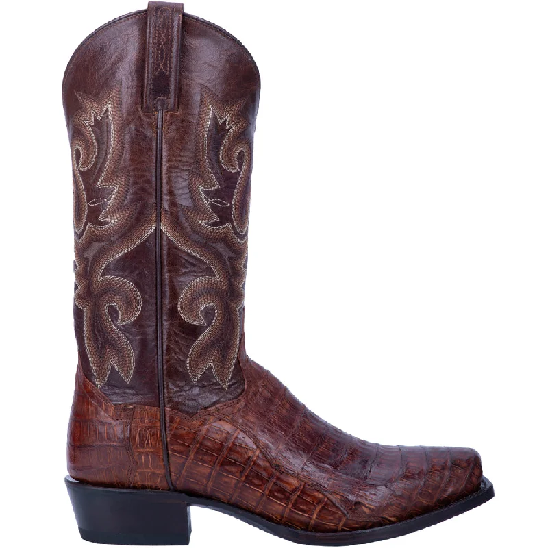 Ergonomic Walking Shoes Bayou Embroidered Square Toe Cowboy Boots