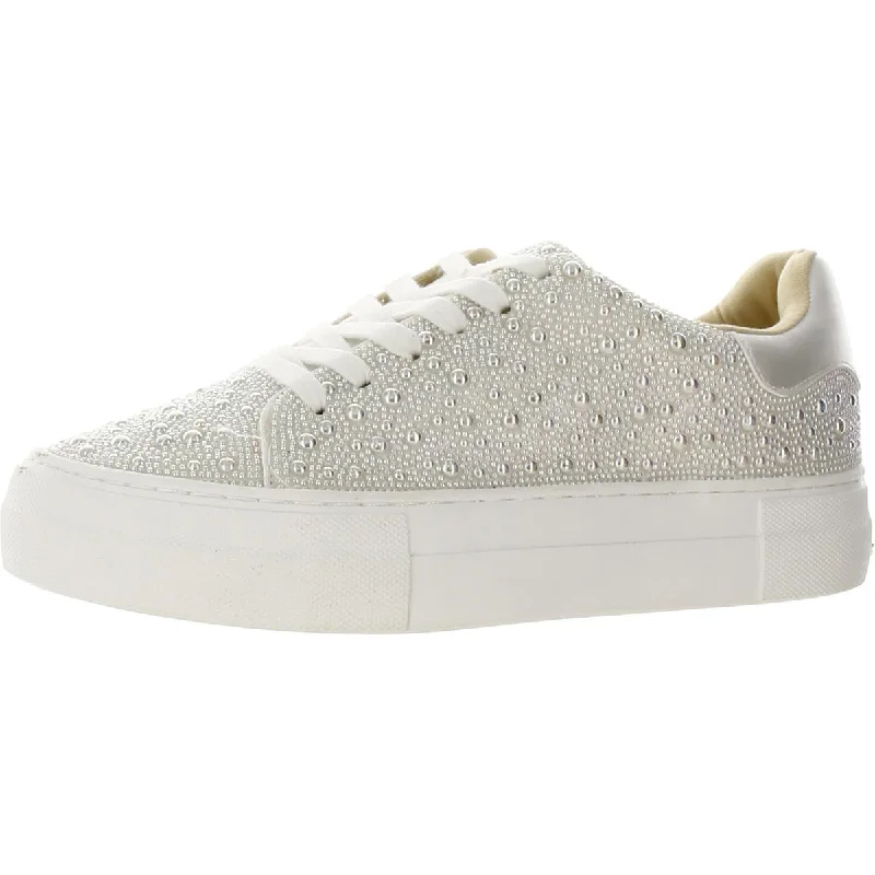 Ultra-Cushion Running Shoes Betsey Johnson Womens BRET Leather Trainer Casual And Fashion Sneakers