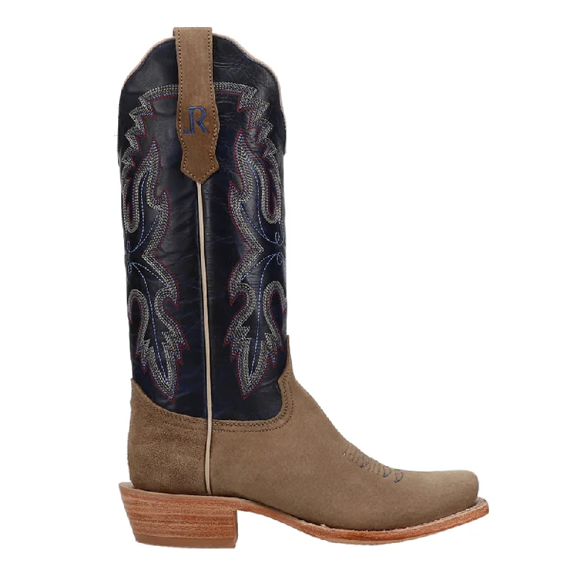 Fashion Casual Sneakers Boar Cafe Embroidered Narrow Square Toe Cowboy Boots
