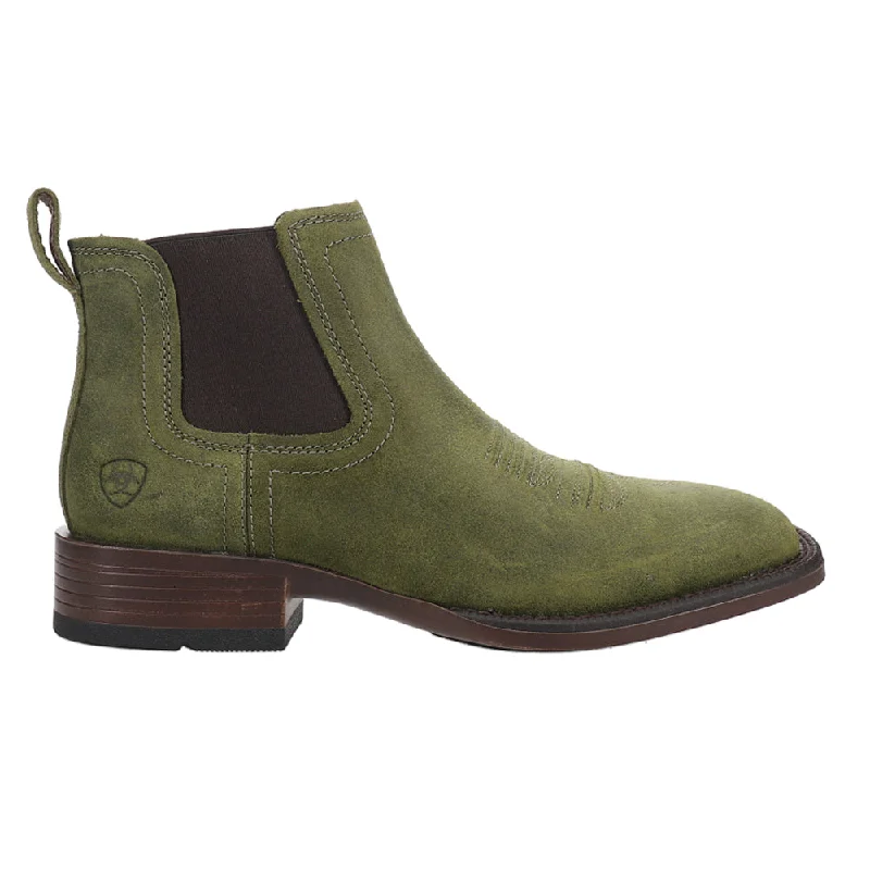 Sporty Casual Shoes Booker Ultra Western Square Toe Chelsea Boots