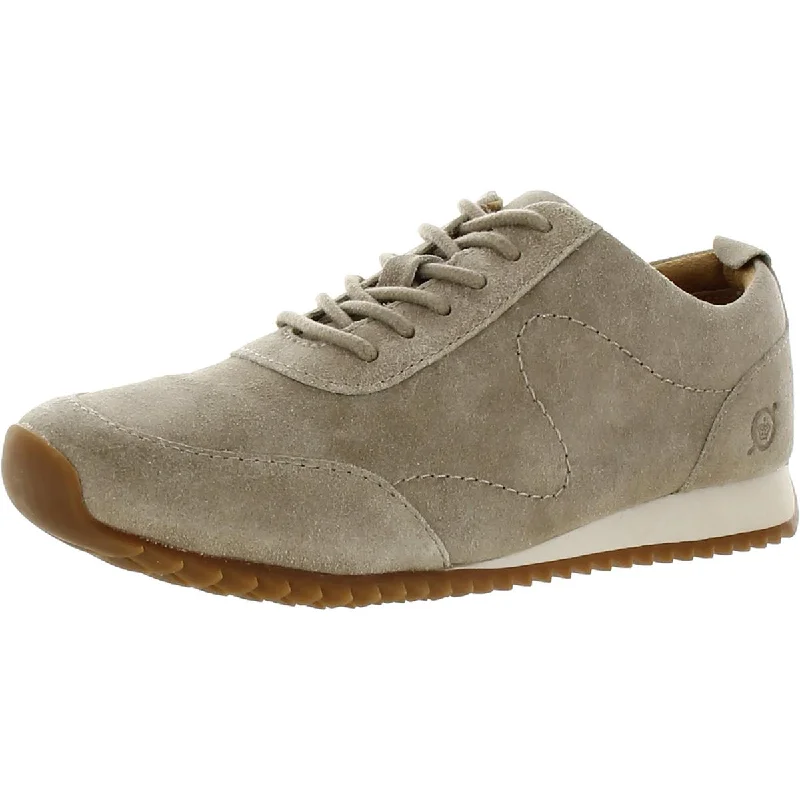 Premium Casual Sneakers Born Womens Suede Lace-Up Casual And Fashion Sneakers
