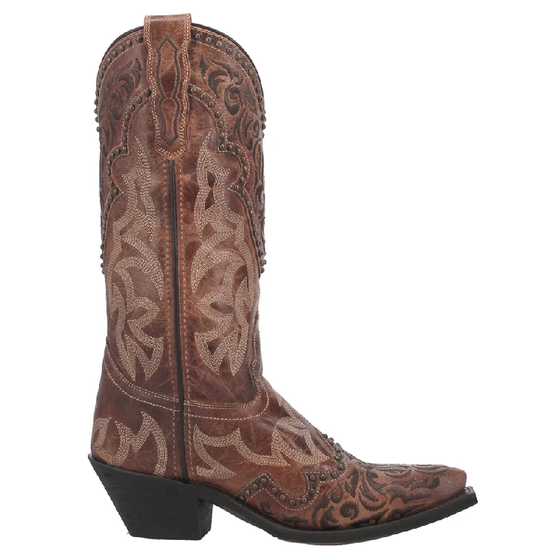 Fashion-Oriented Shoes Braylynn Embroidered Studded Snip Toe Cowboy Boots