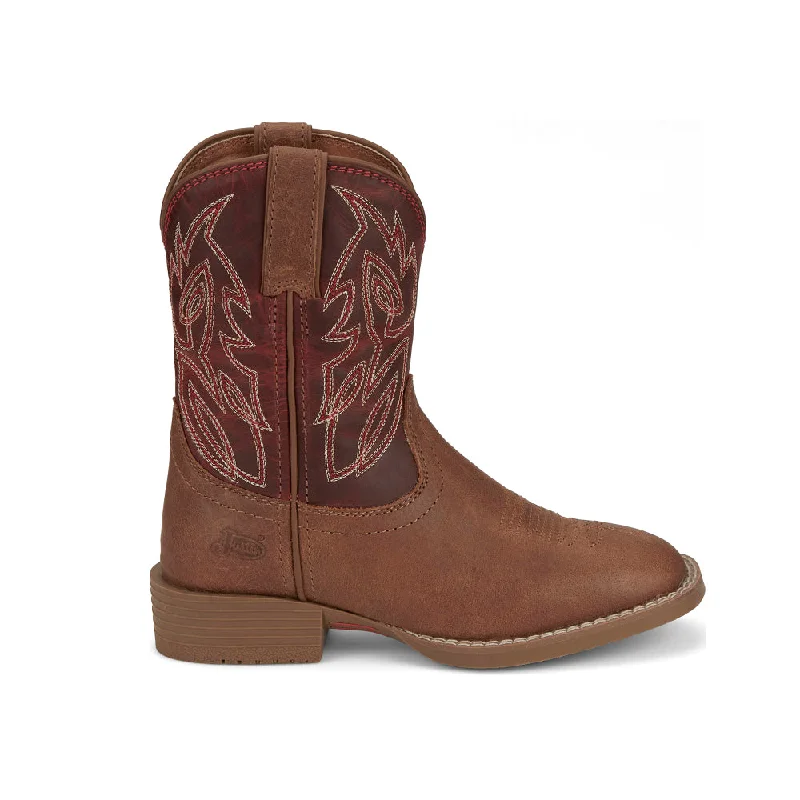 Lightweight Sport Sneakers Canter Wide Square Toe Cowboy Boots (Toddler-Big Kid)