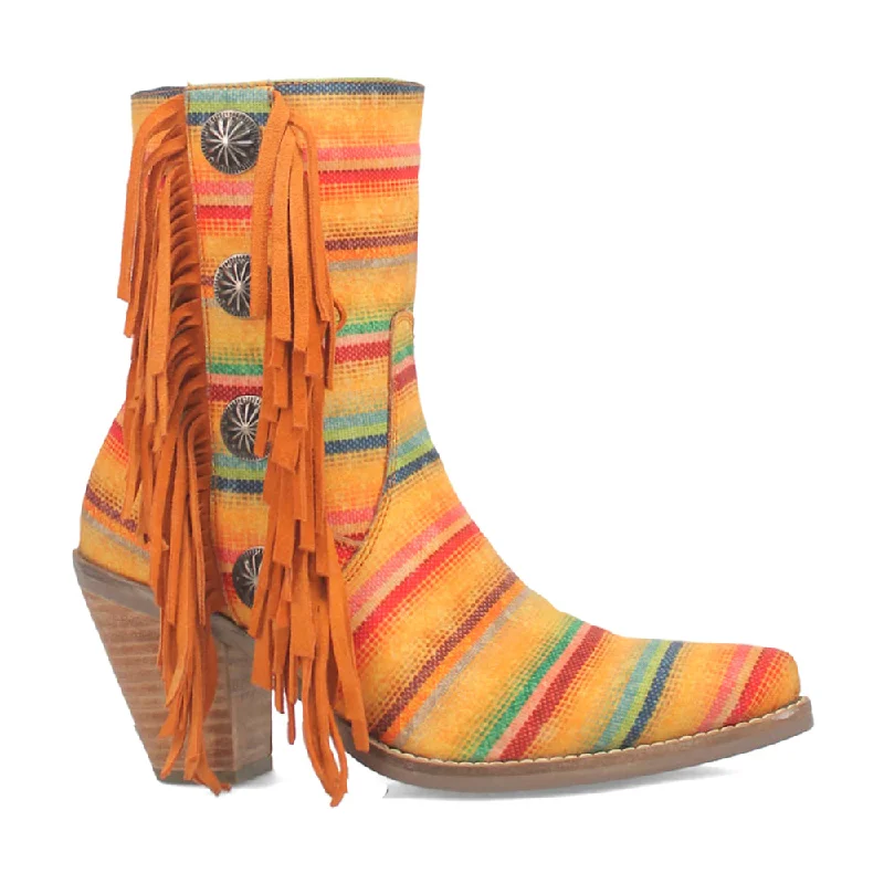 Ultra-Soft Cushion Shoes Chili Pepper Serape Southwest Cowboy Booties