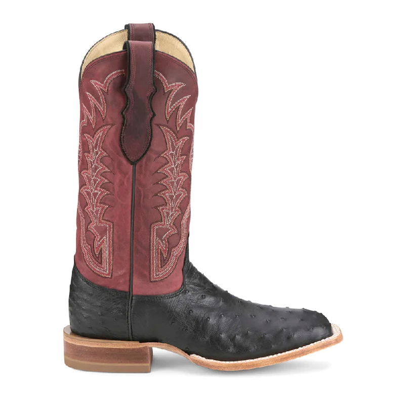 Sporty Slip-On Sneakers Chisolm 13" Full Quill Ostrich Square Toe Cowboy Boots