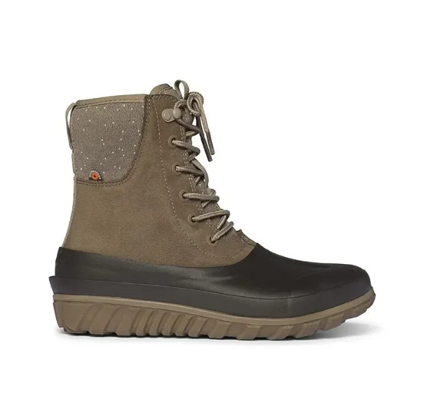 Lightweight Everyday Sneakers Classic Casual Tall Leather - Women's Casual Boots