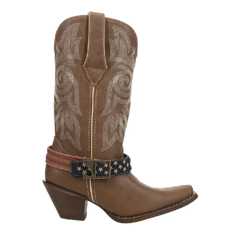 Cozy Foam Shoes Crush Flag Accessory Cowboy Snip Toe Boots