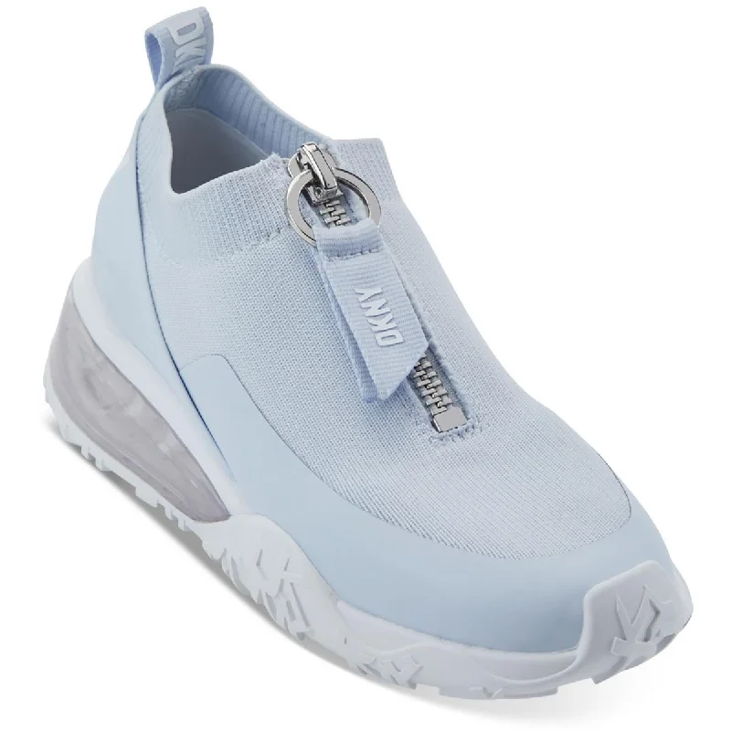 Comfy Running Shoes DKNY Womens Kadia Fitness Zipper Slip-On Sneakers