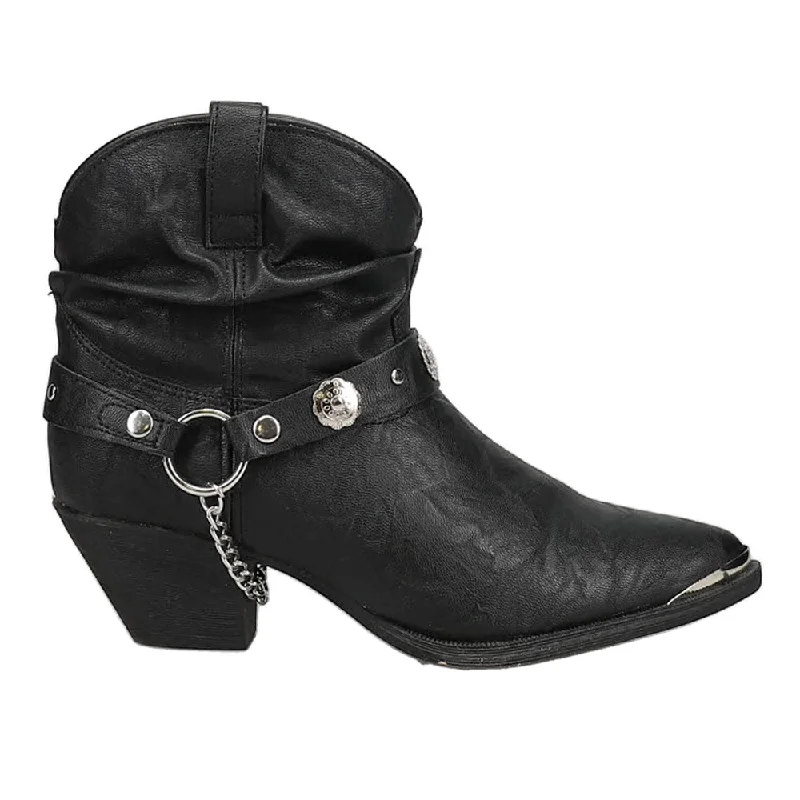 Comfy Running Shoes Fiona Pointed Toe Pull On Cowboy Booties