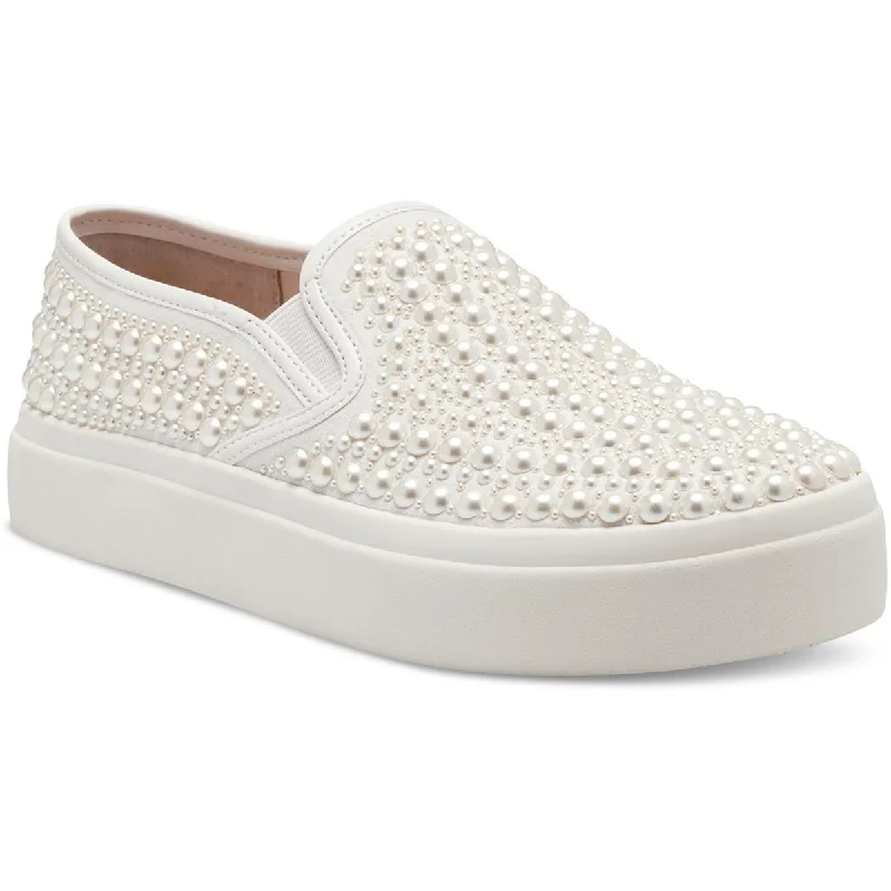 High-Comfort Shoes INC Womens Korene  Embellished Canvas Slip-On Sneakers