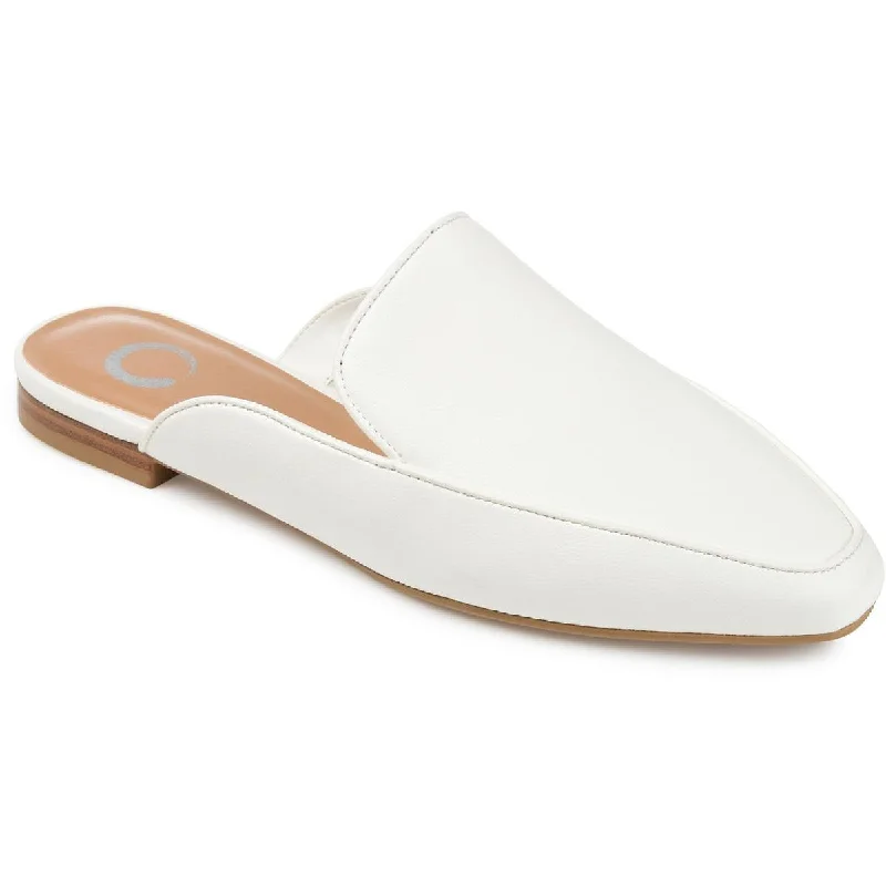Flexible Street Sneakers Journee Collection Womens Akza Solid Loafer Mule