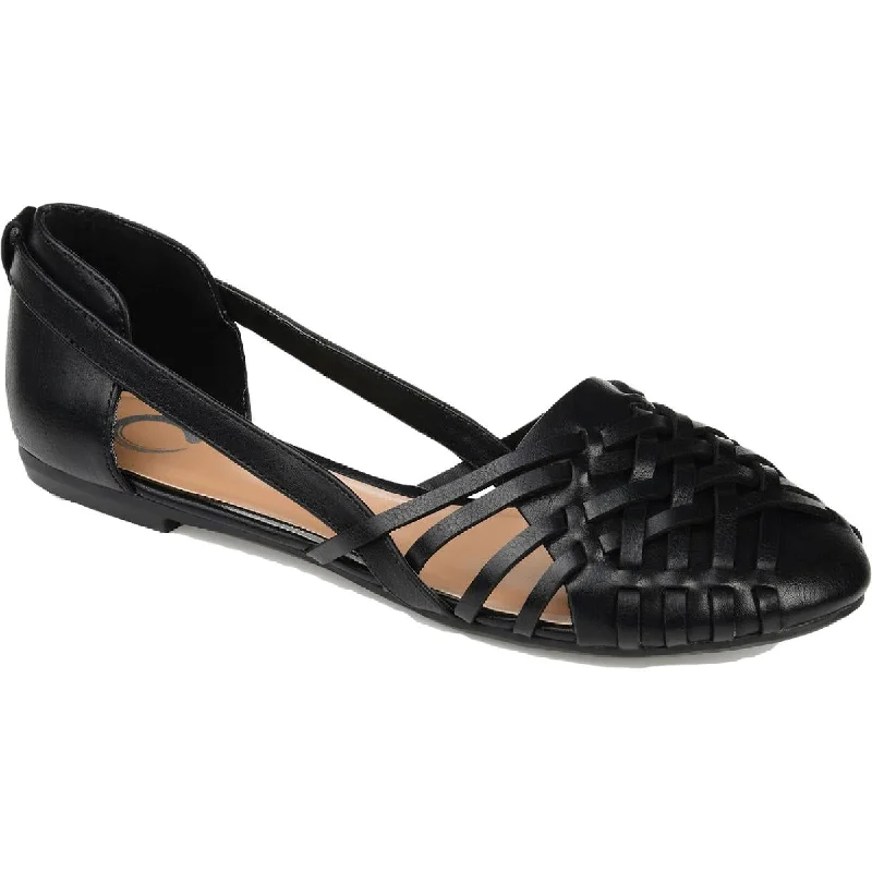 Cushioned Everyday Sneakers Journee Collection Womens Ekko Faux Leather Slip On Huarache Cushioned Everyday Sneakers Journee Collection Womens Ekko Faux Leather Slip On Huarache