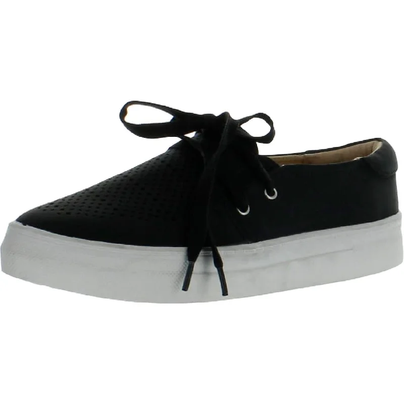 Slip-Resistant Casual Shoes Journee Collection Womens Faux leather Pointed Toe Lace Up Flats