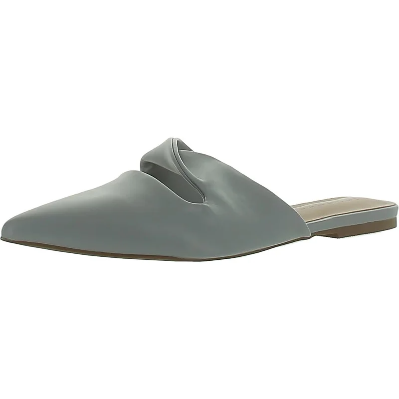 Active Wear Sneakers Journee Collection Womens Faux Leather Slip On Mules