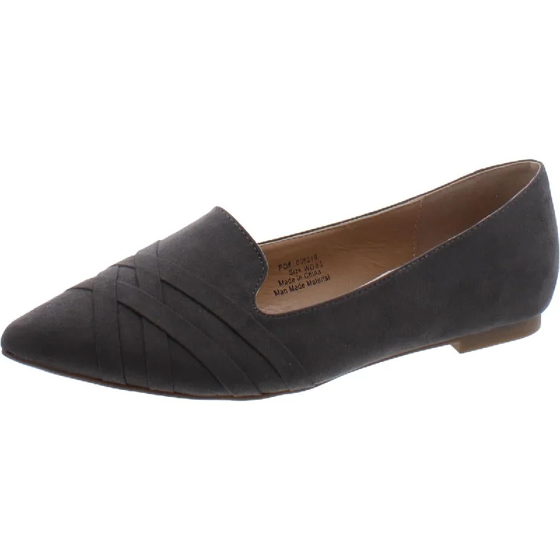 Cozy Foam Shoes Journee Collection Womens Faux Suede Flat Shoes